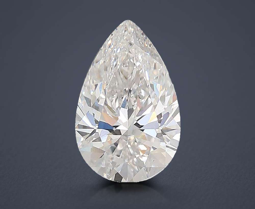 5.07 Carat Pear Lab Diamond