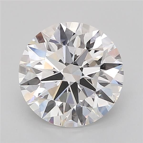 3.03ct E VS1 Rare Carat Ideal Cut Round Lab Grown Diamond