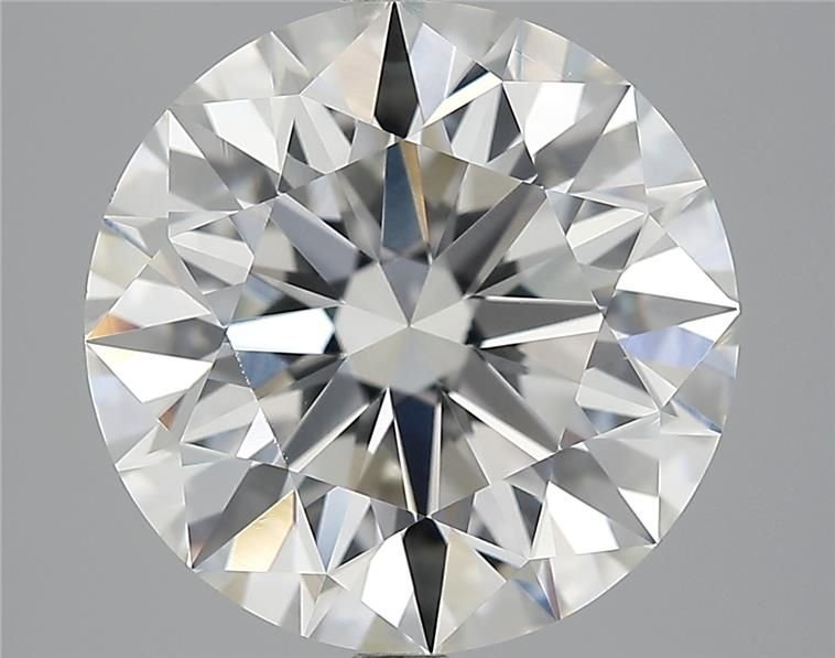 6.19ct E VVS1 Rare Carat Ideal Cut Round Diamond