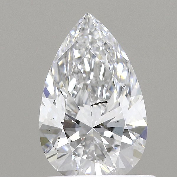 0.71ct E SI1 Rare Carat Ideal Cut Pear Lab Grown Diamond