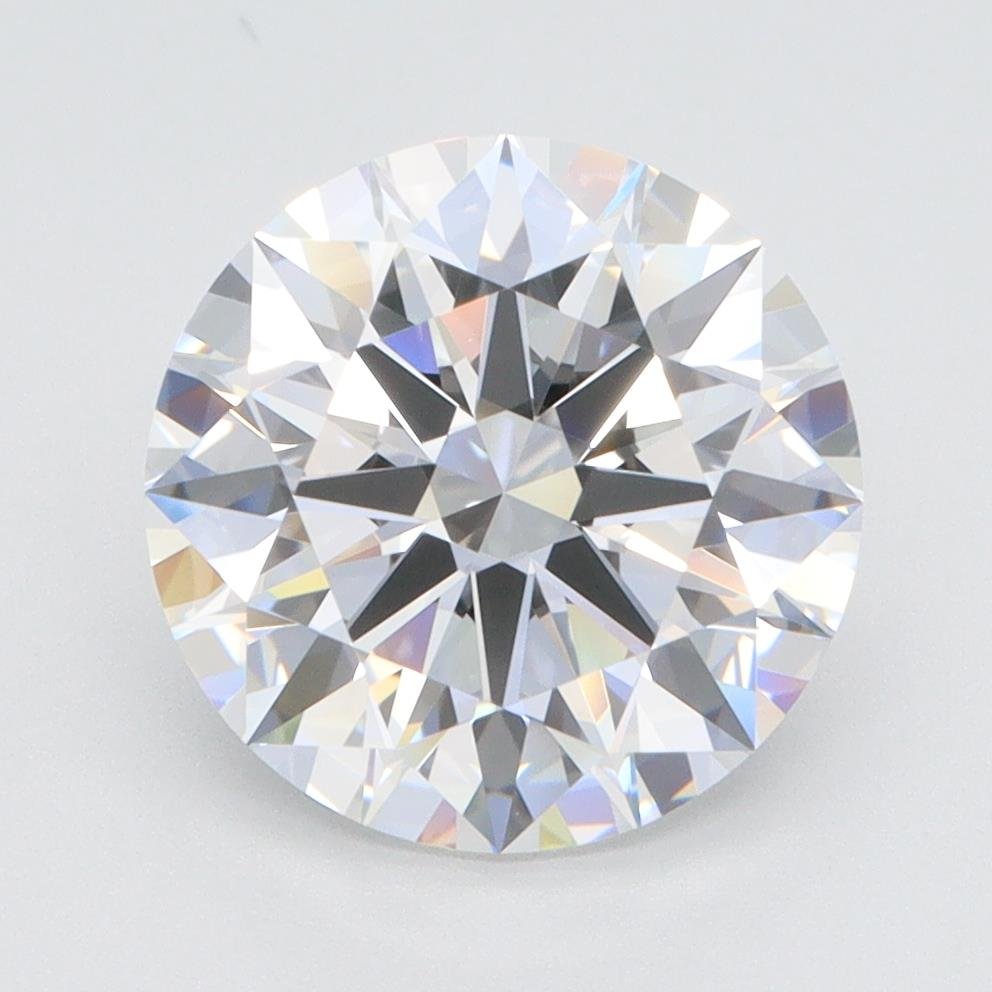 3.45ct E VVS1 Rare Carat Ideal Cut Round Lab Grown Diamond