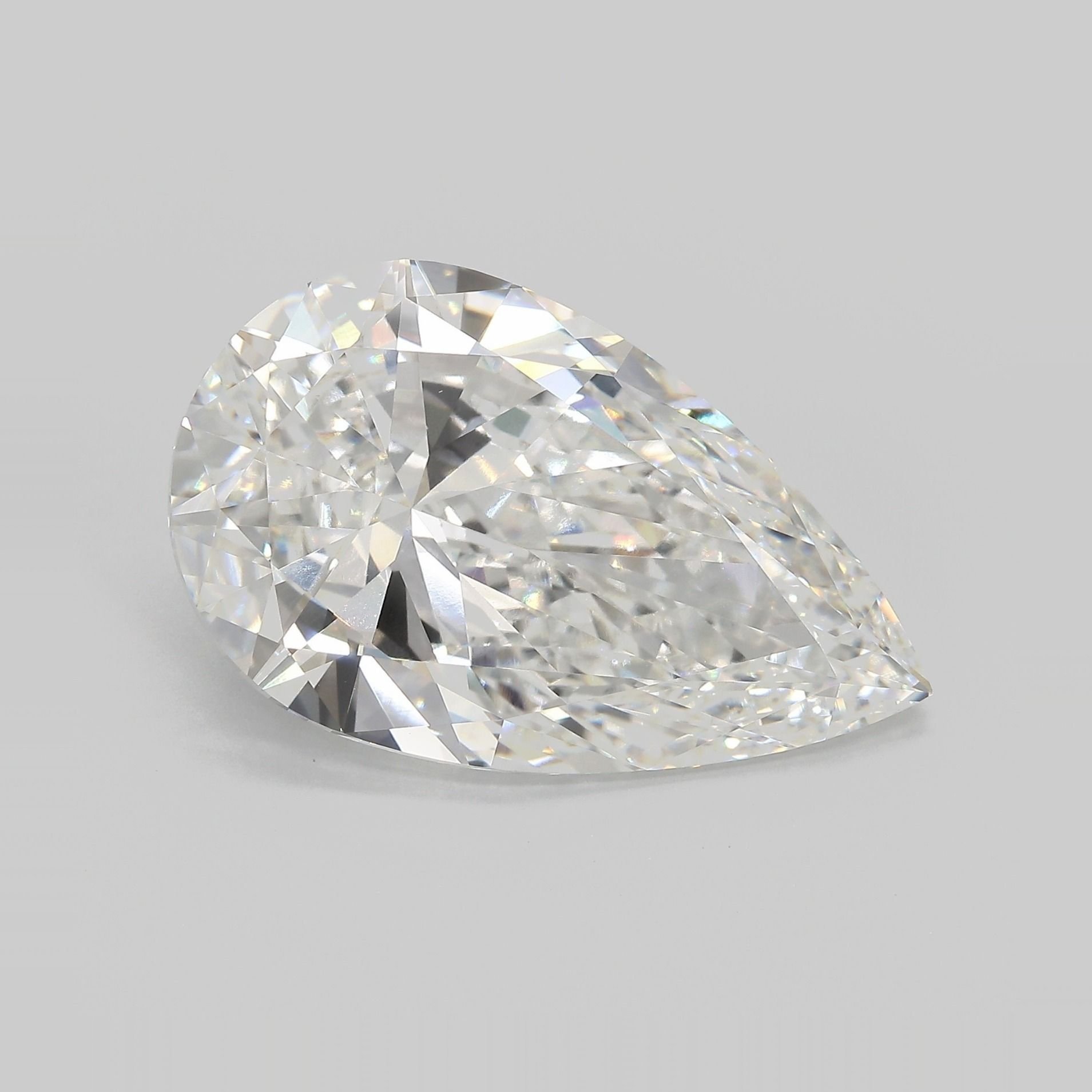 15.07ct F VS1 Very Good Cut Pear Lab Grown Diamond