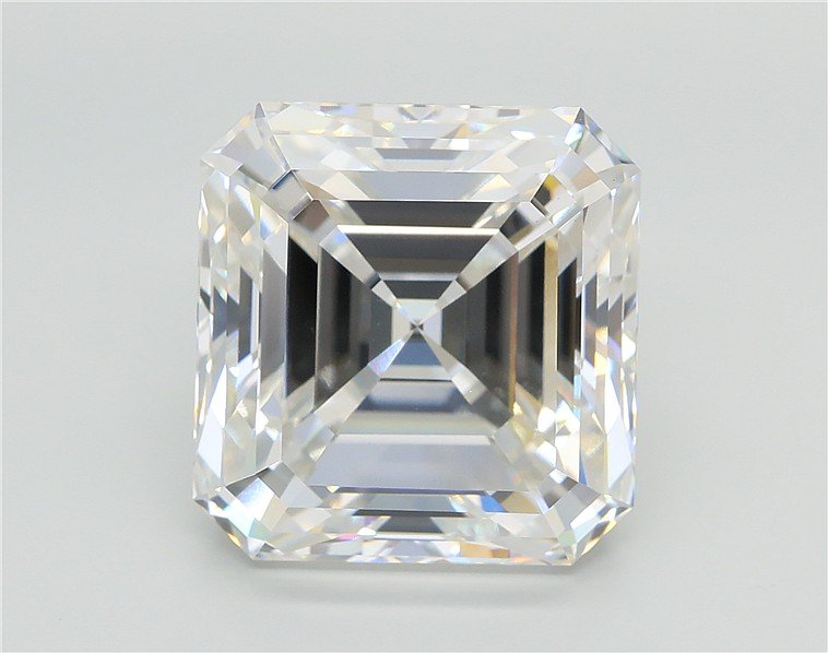 9.61ct F VVS2 Very Good Cut Asscher Lab Grown Diamond