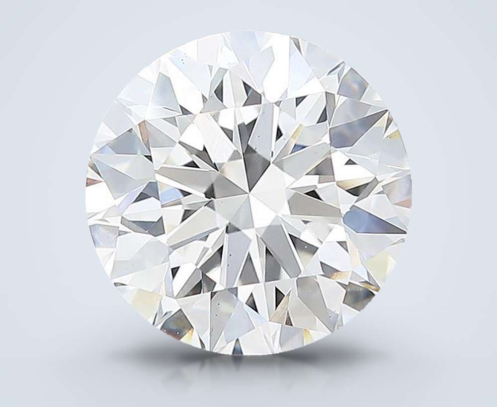 4.52 Carat Round Lab Diamond