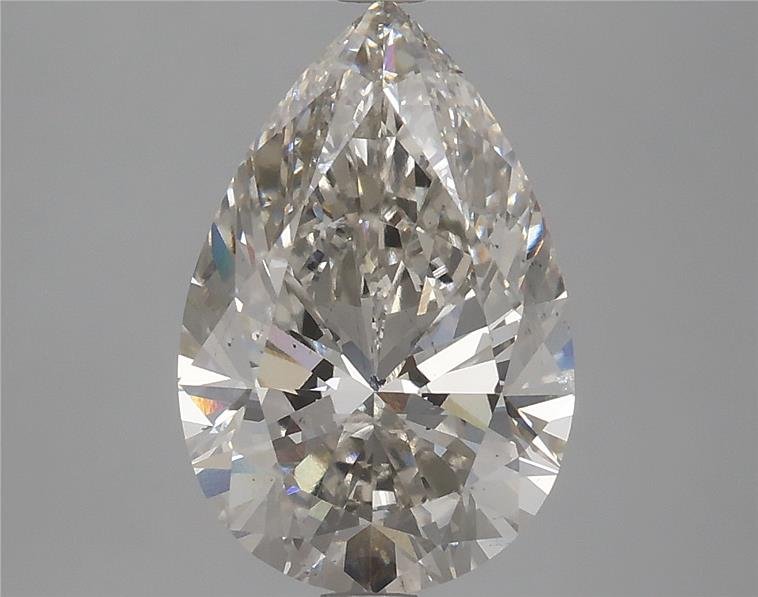 3.80ct H SI1 Rare Carat Ideal Cut Pear Lab Grown Diamond