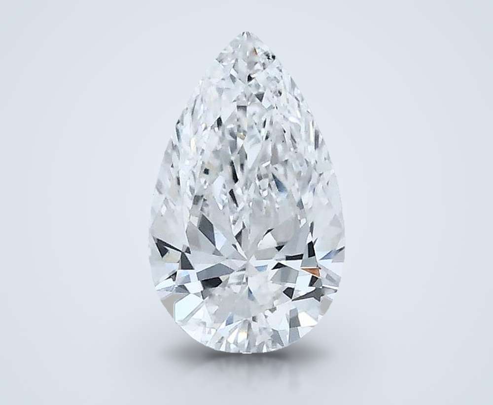 0.56 Carat Pear Lab Diamond