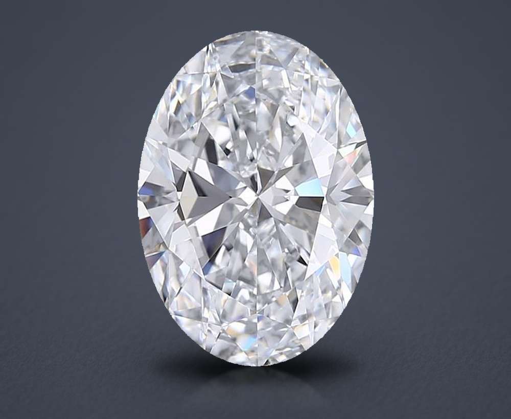5.04 Carat Oval Lab Diamond