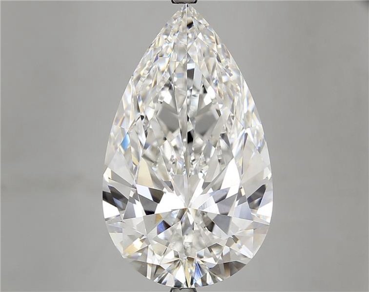 10.27ct E VVS2 Rare Carat Ideal Cut Pear Lab Grown Diamond
