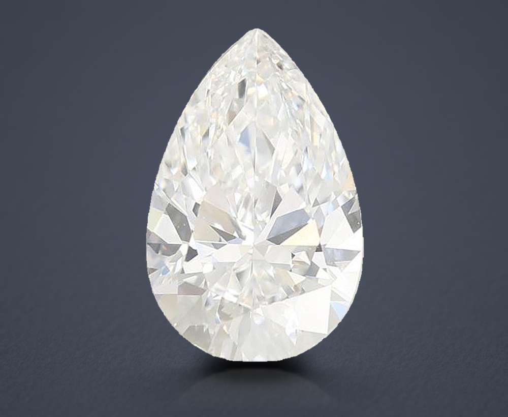 1.57 Carat Pear Lab Diamond