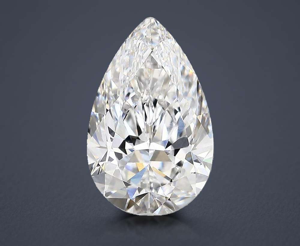 3.90 Carat Pear Lab Diamond