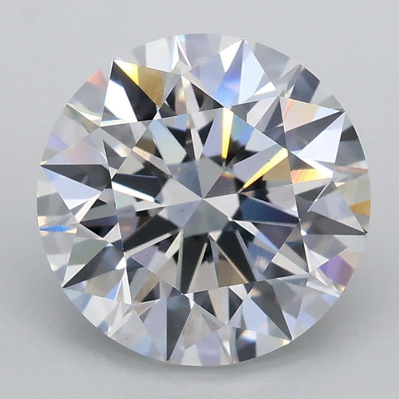 2.54ct D VS1 Rare Carat Ideal Cut Round Lab Grown Diamond