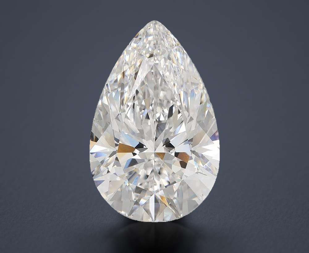 7.01 Carat Pear Lab Diamond
