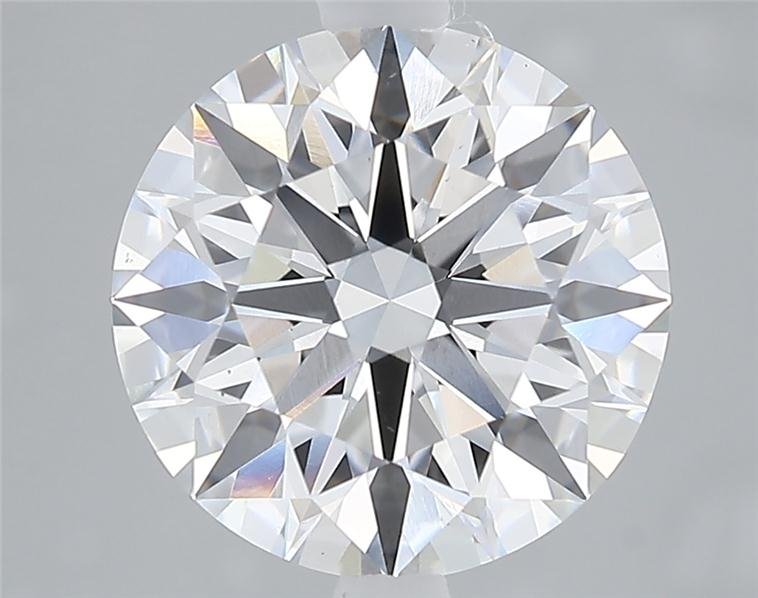 3.25ct D VS2 Rare Carat Ideal Cut Round Lab Grown Diamond