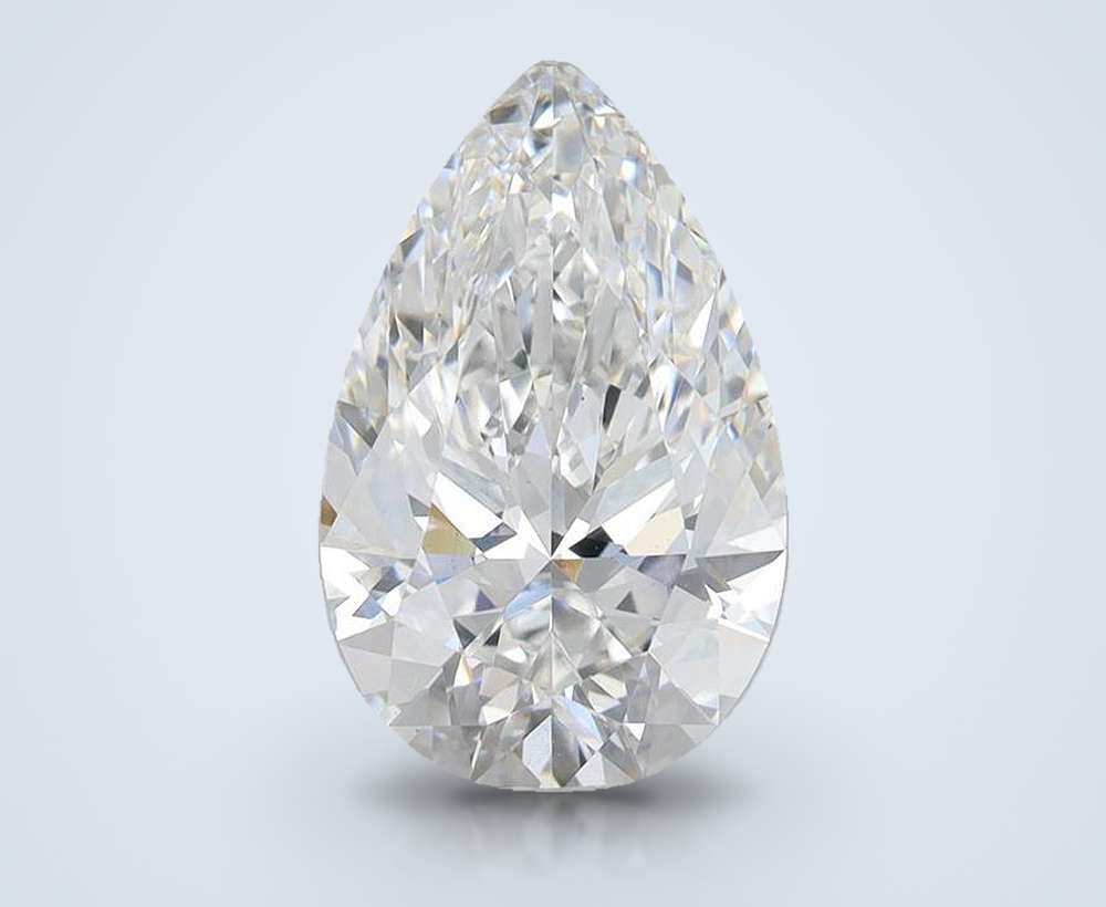 3.74 Carat Pear Lab Diamond