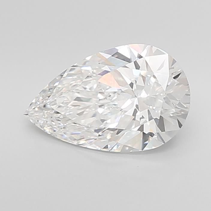 3.55ct E VVS2 Rare Carat Ideal Cut Pear Lab Grown Diamond