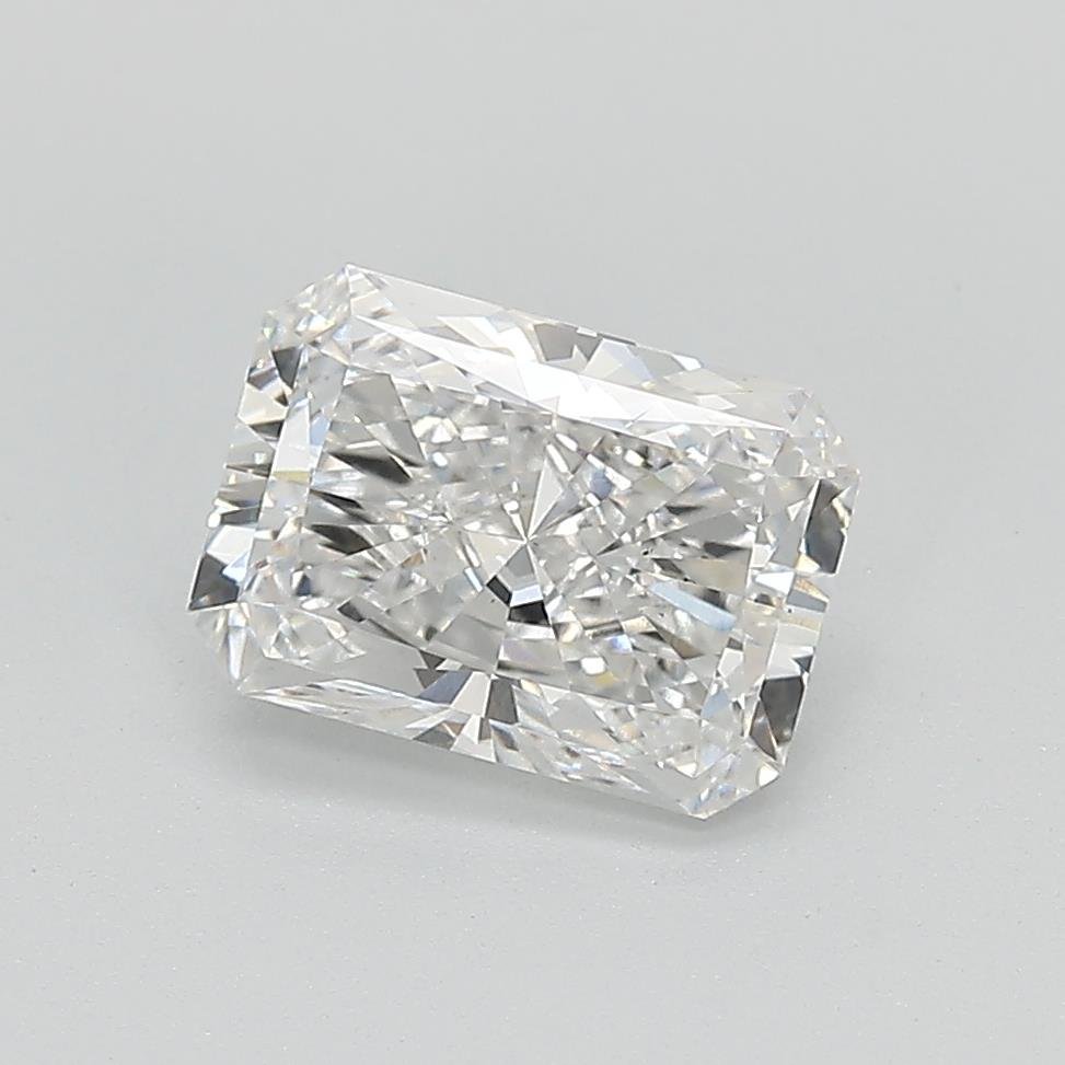 5.11ct F SI1 Rare Carat Ideal Cut Radiant Lab Grown Diamond