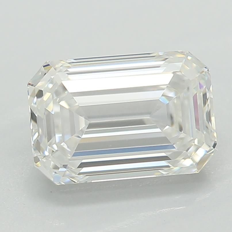 1.04ct E VVS2 Rare Carat Ideal Cut Emerald Lab Grown Diamond