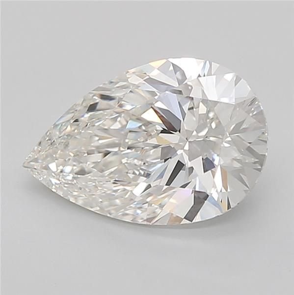2.55ct G VVS2 Rare Carat Ideal Cut Pear Lab Grown Diamond