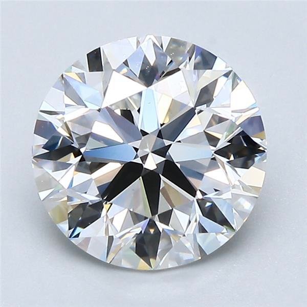 2.50ct F VS2 Excellent Cut Round Diamond