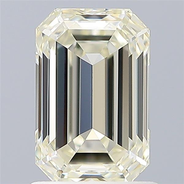 1.24ct J IF Rare Carat Ideal Cut Emerald Diamond