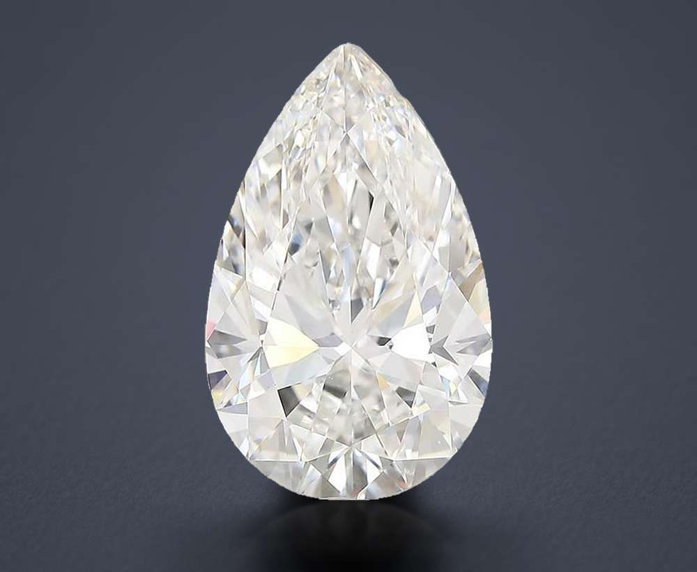 7.50 Carat Pear Lab Diamond
