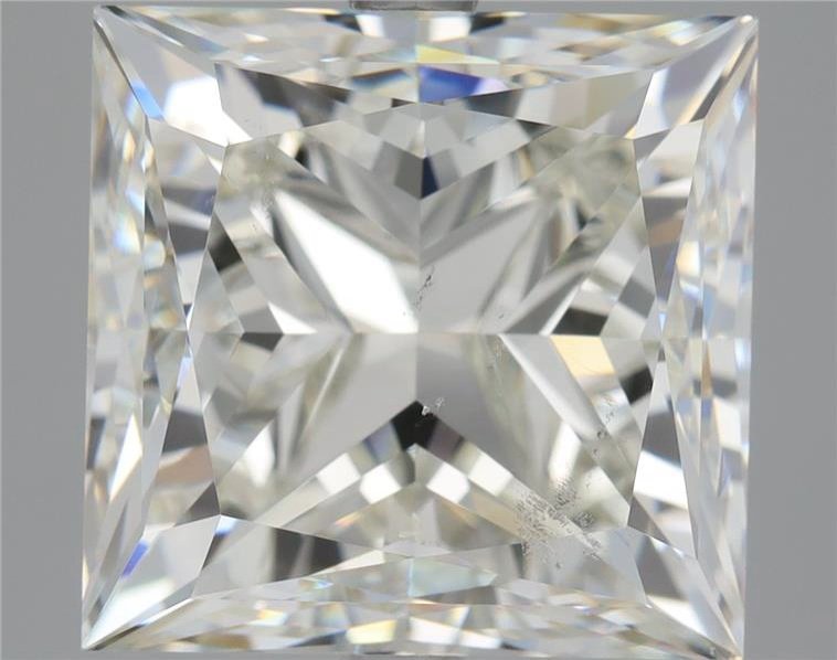 6.00ct K SI1 Very Good Cut Princess Diamond