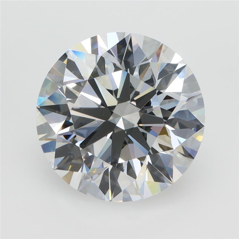 3.41ct D VVS2 Rare Carat Ideal Cut Round Lab Grown Diamond