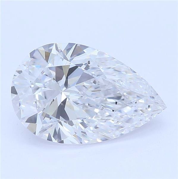 0.91ct D VS2 Rare Carat Ideal Cut Pear Lab Grown Diamond