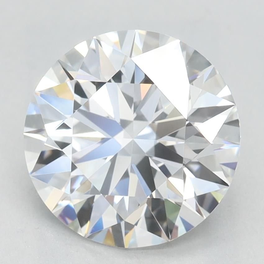 2.21ct D VVS1 Rare Carat Ideal Cut Round Lab Grown Diamond