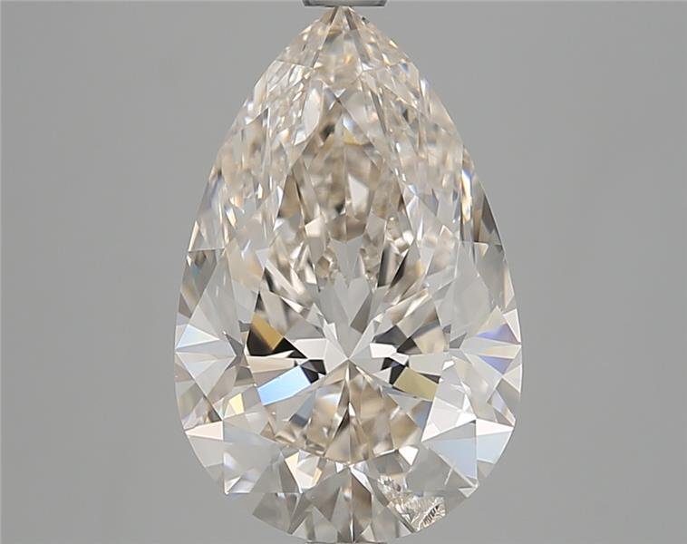 4.01ct J SI2 Excellent Cut Pear Diamond