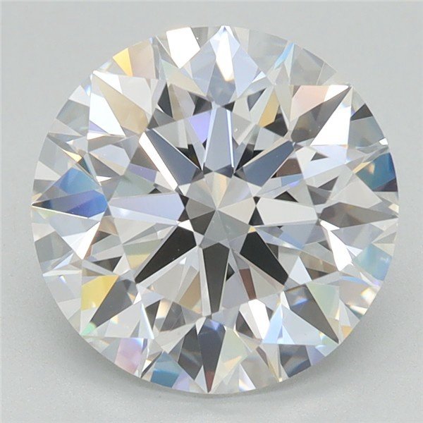 2.73ct D VVS1 Excellent Cut Round Lab Grown Diamond