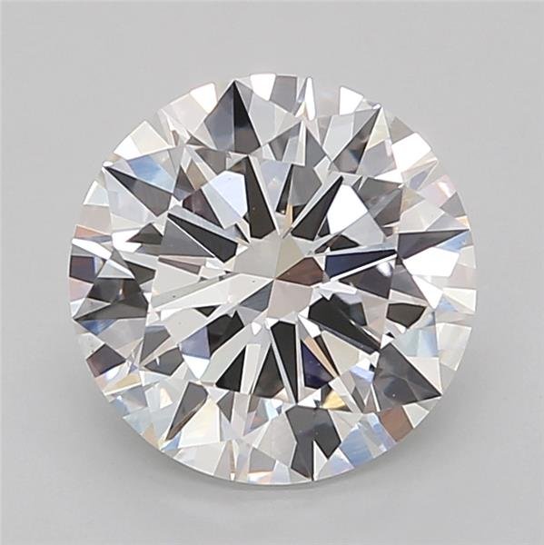 3.01ct E VS2 Excellent Cut Round Lab Grown Diamond