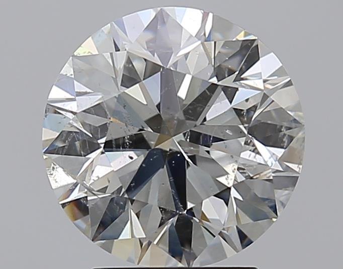 3.01ct H SI2 Rare Carat Ideal Cut Round Diamond