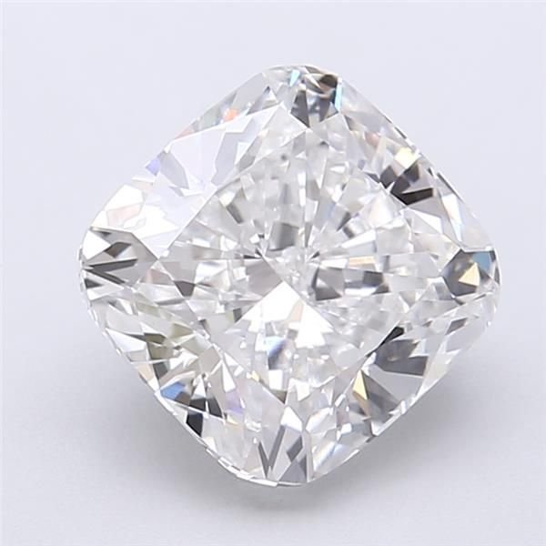 3.11ct E VVS2 Rare Carat Ideal Cut Cushion Lab Grown Diamond