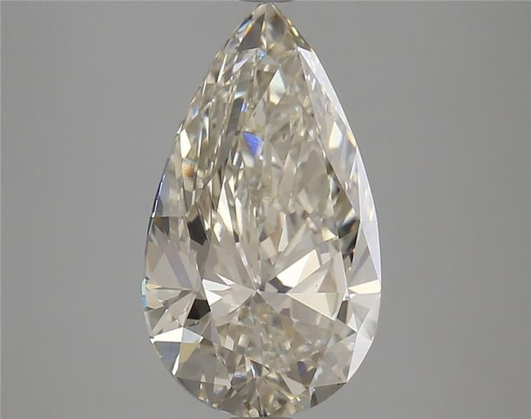 4.31ct J VS2 Rare Carat Ideal Cut Pear Lab Grown Diamond