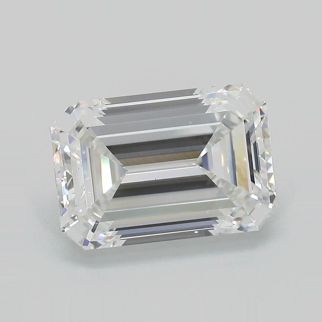 5.75ct E VS2 Rare Carat Ideal Cut Emerald Lab Grown Diamond