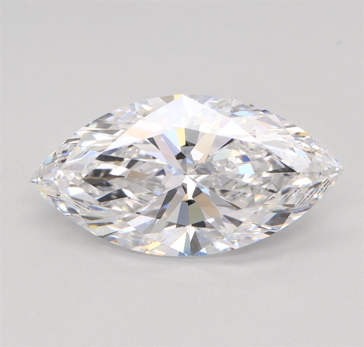 2.03ct D VVS2 Rare Carat Ideal Cut Marquise Lab Grown Diamond