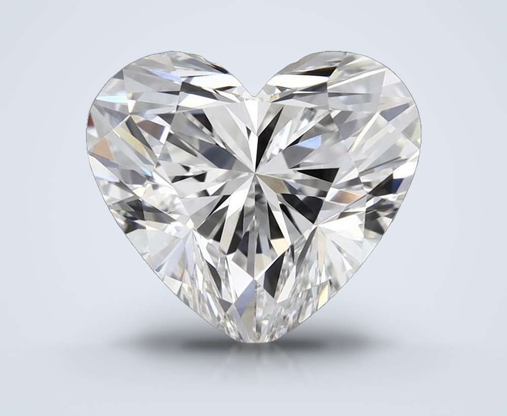 0.97 Carat Heart Lab Diamond