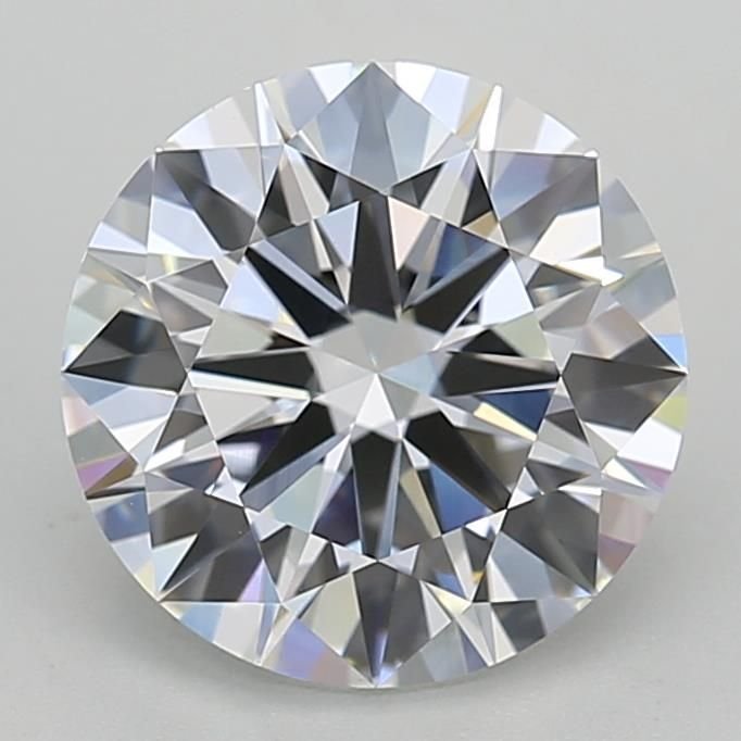 2.70ct E VVS2 Rare Carat Ideal Cut Round Lab Grown Diamond