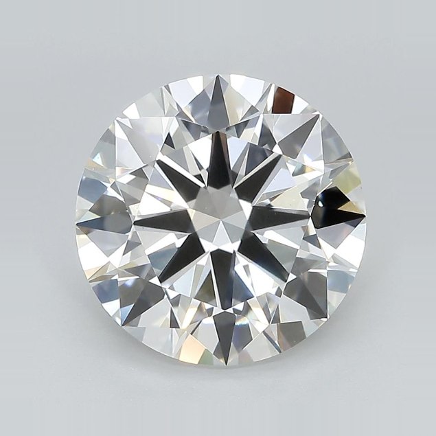 4.62ct F VS1 Excellent Cut Round Lab Grown Diamond