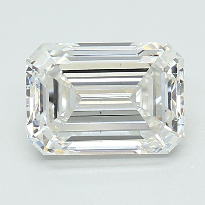 1.55ct E VS2 Rare Carat Ideal Cut Emerald Lab Grown Diamond
