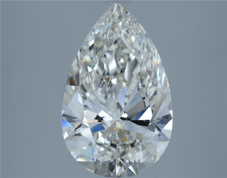 2.82ct H VS1 Rare Carat Ideal Cut Pear Lab Grown Diamond