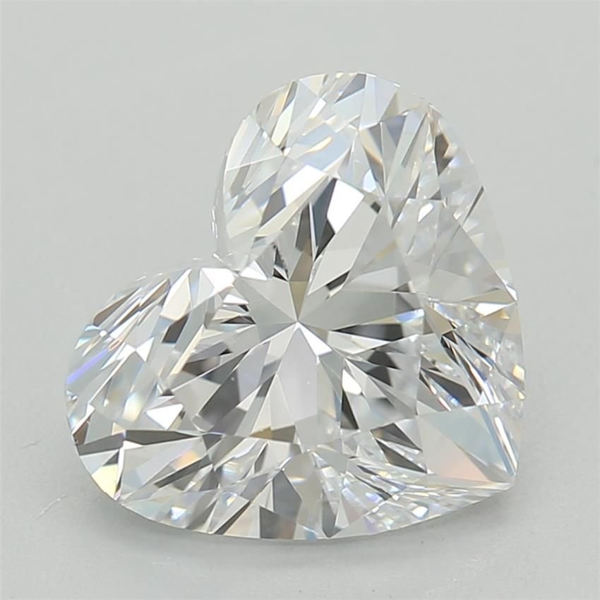 1.55ct D VVS2 Rare Carat Ideal Cut Heart Lab Grown Diamond