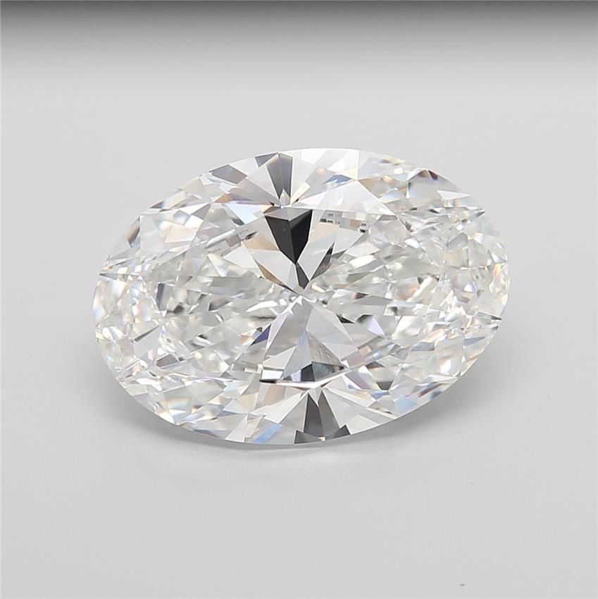 15.19ct F VVS2 Rare Carat Ideal Cut Oval Lab Grown Diamond