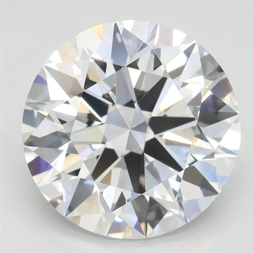 3.01ct D IF Rare Carat Ideal Cut Round Lab Grown Diamond