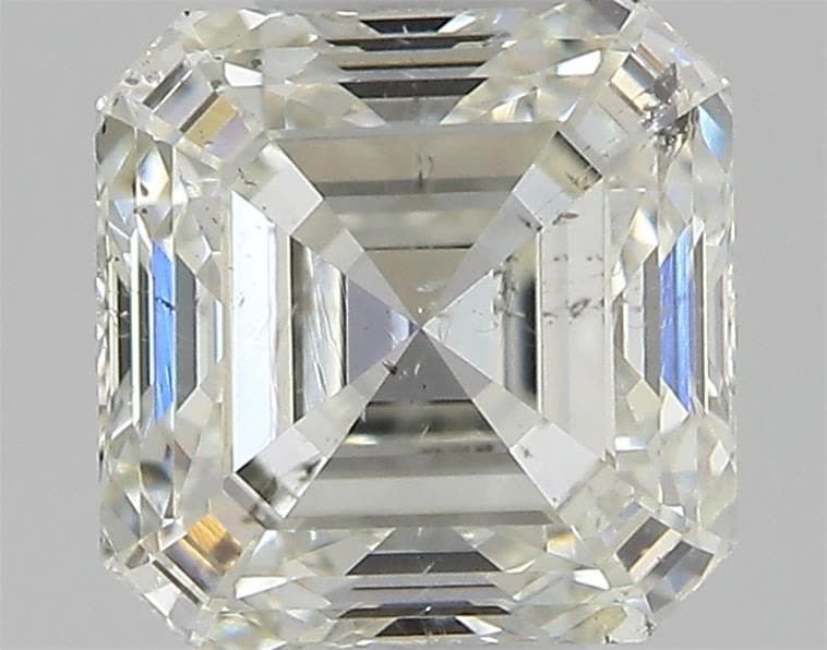 0.71ct I SI1 Rare Carat Ideal Cut Asscher Diamond