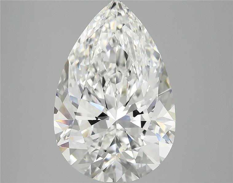 5.00 Carat Pear Lab Diamond