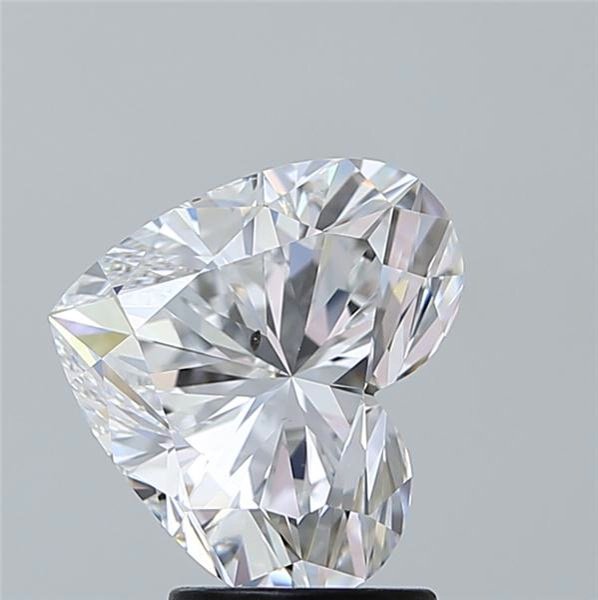 3.02ct D SI1 Rare Carat Ideal Cut Heart Diamond