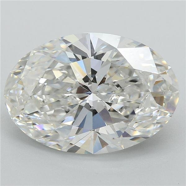 3.35ct G VS1 Rare Carat Ideal Cut Oval Lab Grown Diamond