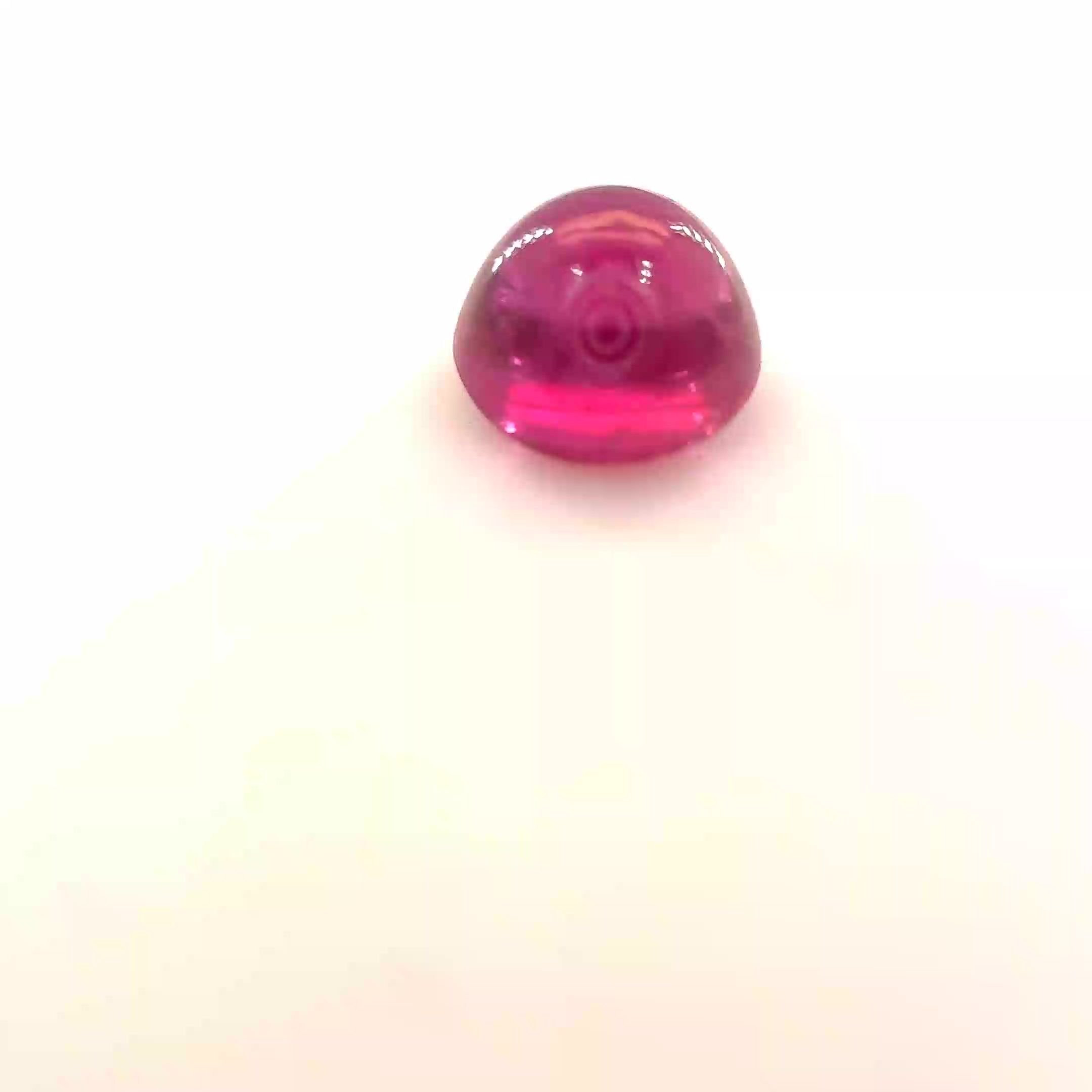 1.48 Carat Red Round Ruby